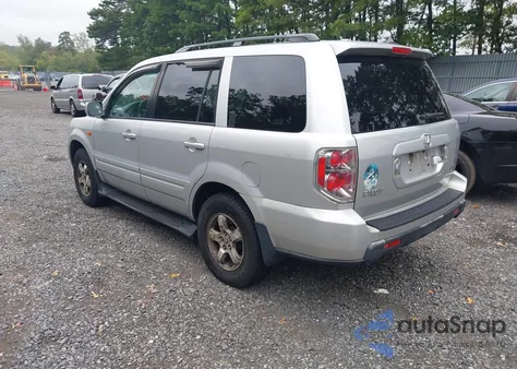 2006 Honda Pilot Ex-L из США, поврежденный, VIN 2HKYF18706H511664